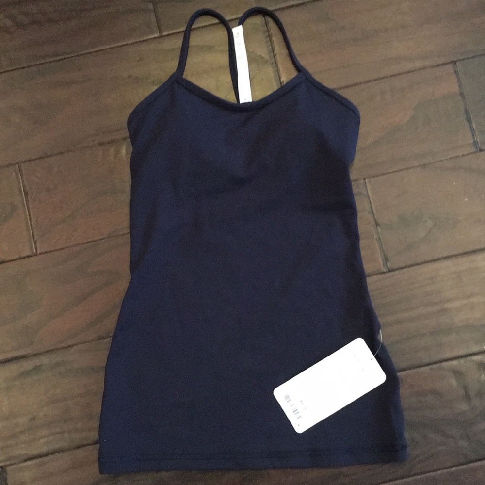 Lululemon power y navy tank NWT
